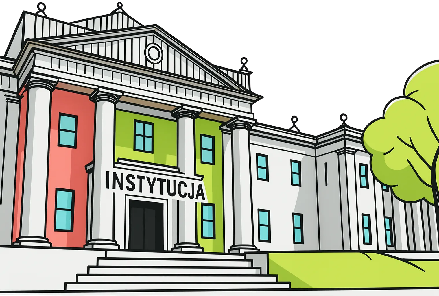 budynek instytucji zatrudniającej tłumaczy języka migowego na wydarzenia